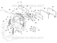 Front glove-box - Knee-guard panel
