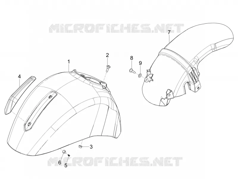 Wheel huosing - Mudguard