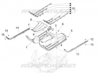 CENTRAL COVER - FOOTRESTS