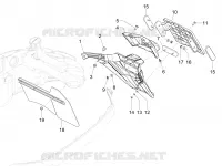Rear cover - Splash guard