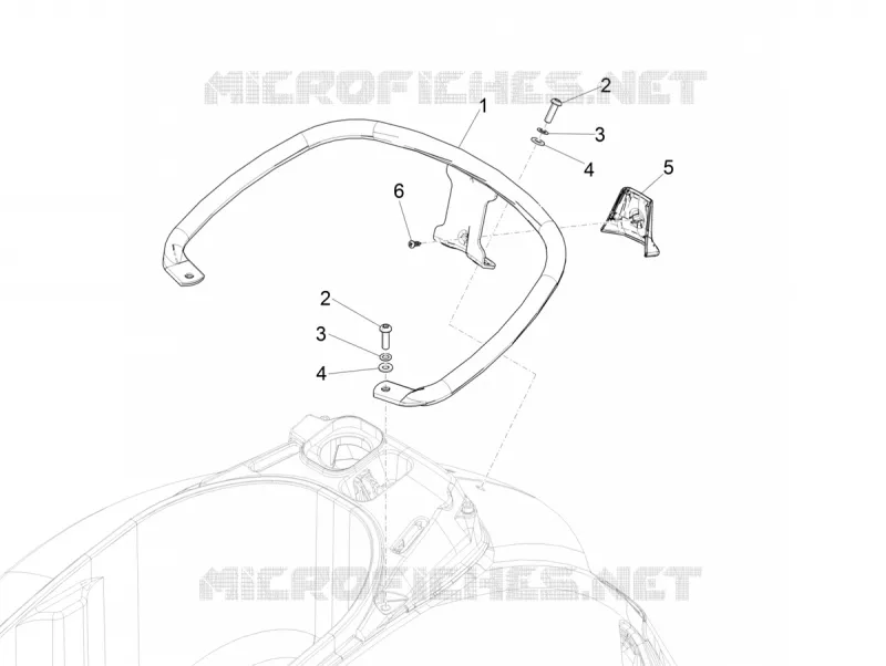 Rear luggage rack