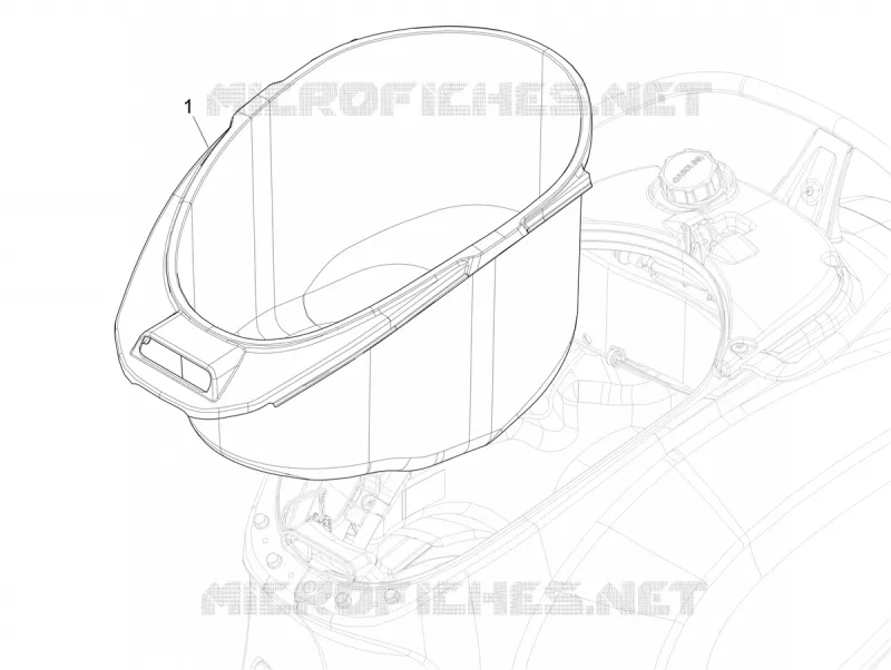 Helmet huosing - Undersaddle