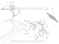 Rear cover - Splash guard