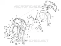 Front glove-box - Knee-guard panel