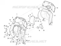 Front glove-box - Knee-guard panel