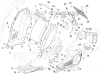 Rear cover - Splash guard