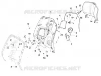Front glove-box - Knee-guard panel