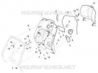 Front glove-box - Knee-guard panel