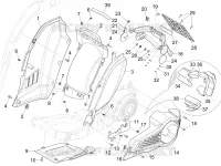 Rear cover - Splash guard