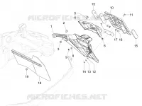 Rear cover - Splash guard