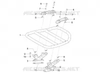 Rear luggage rack