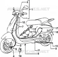Starting motor-starter lever