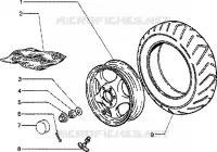 Rear wheel shaft