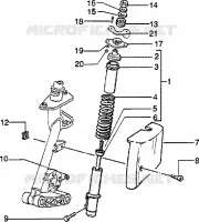 Cylinder-piston-wrist pin, assy