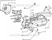 Cylinder head-cooling hood-inlet and induction pipe