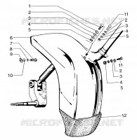 Front mudguard