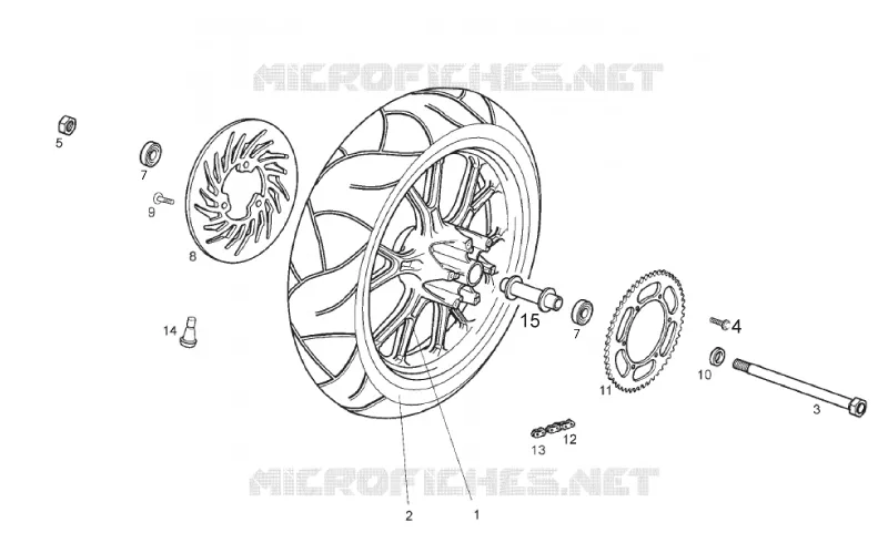 Rear wheel