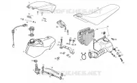 Tank - Air box - Saddle