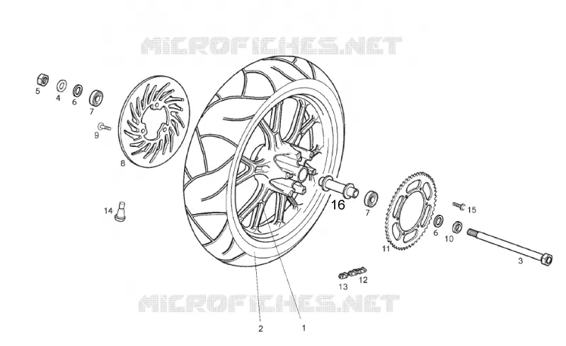 Rear wheel