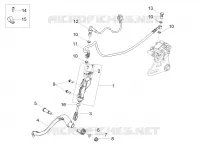Rear master cylinder