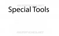 SPECIAL TOOLS