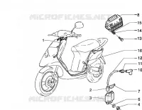 Cable harness-Regulator-H.T. Coil