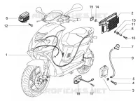 Cable harnes - regulator - h.t. coil