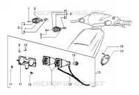 Headlamp-front turn sig. Lamp