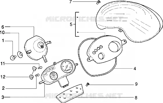 Headlamp-Fairing-Meter combination