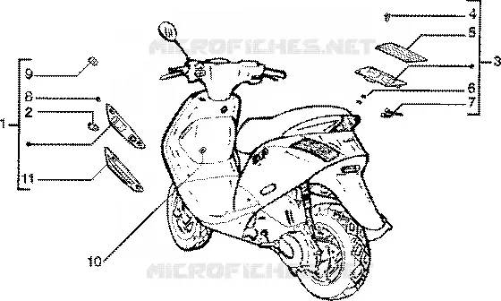 Front and rear blinkers