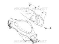 Speedometer kms.-handlebar covers