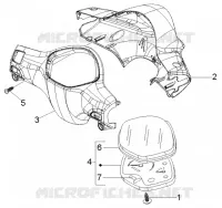 Speedometer kms.-handlebar covers