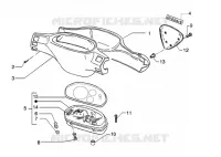Speedometers kms.-handlebar covers