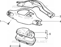 Speedometers kms.-Handlebar covers