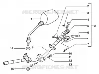 HANDLEBARS COMPONENT PARTS