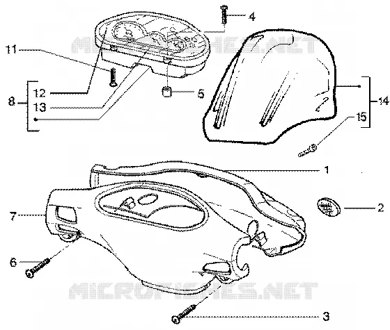 Speedometers kms-handlebar covers
