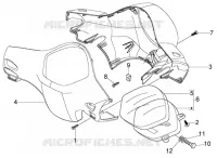 Speedometer kms.-handlebar covers