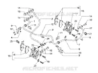 Calipers-brake piping