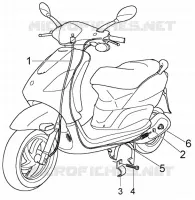 Odometer transmissions-rear brake