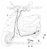 Odometer transmissions-rear brake
