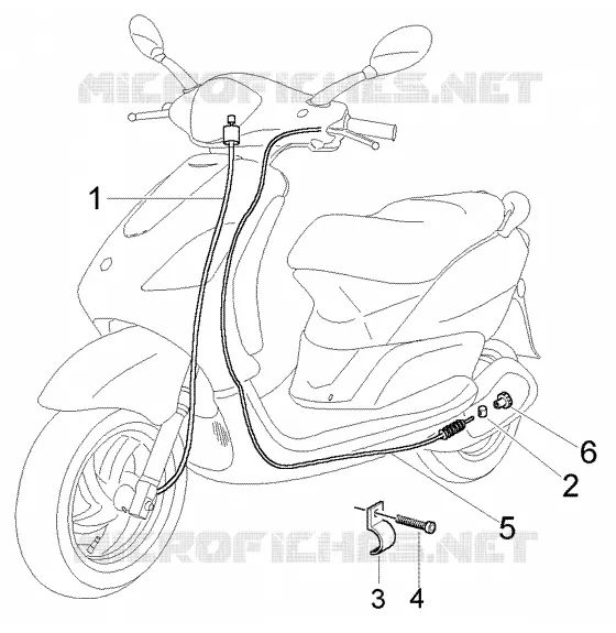 Odometer transmissions-rear brake