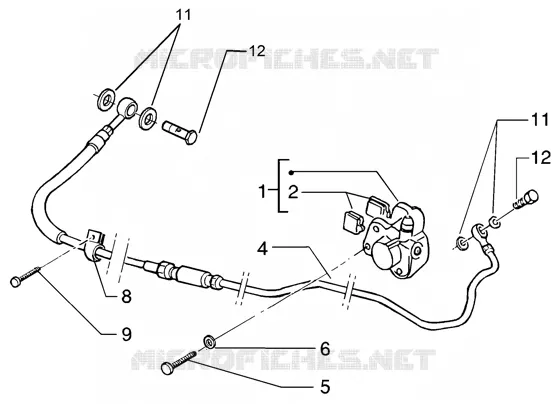 Rear caliper