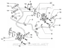 Brake calipers - brake pipes
