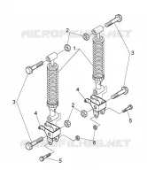 Rear shock absorbers