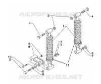 Rear shock absorbers