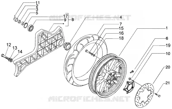 Rear wheel