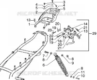 Rear shock absorber-Stand