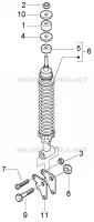 Rear damper