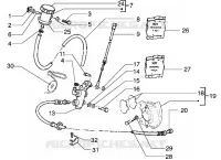 Front brake cylinder-Brake caliper