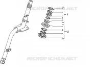 Steering bearing ball tracks